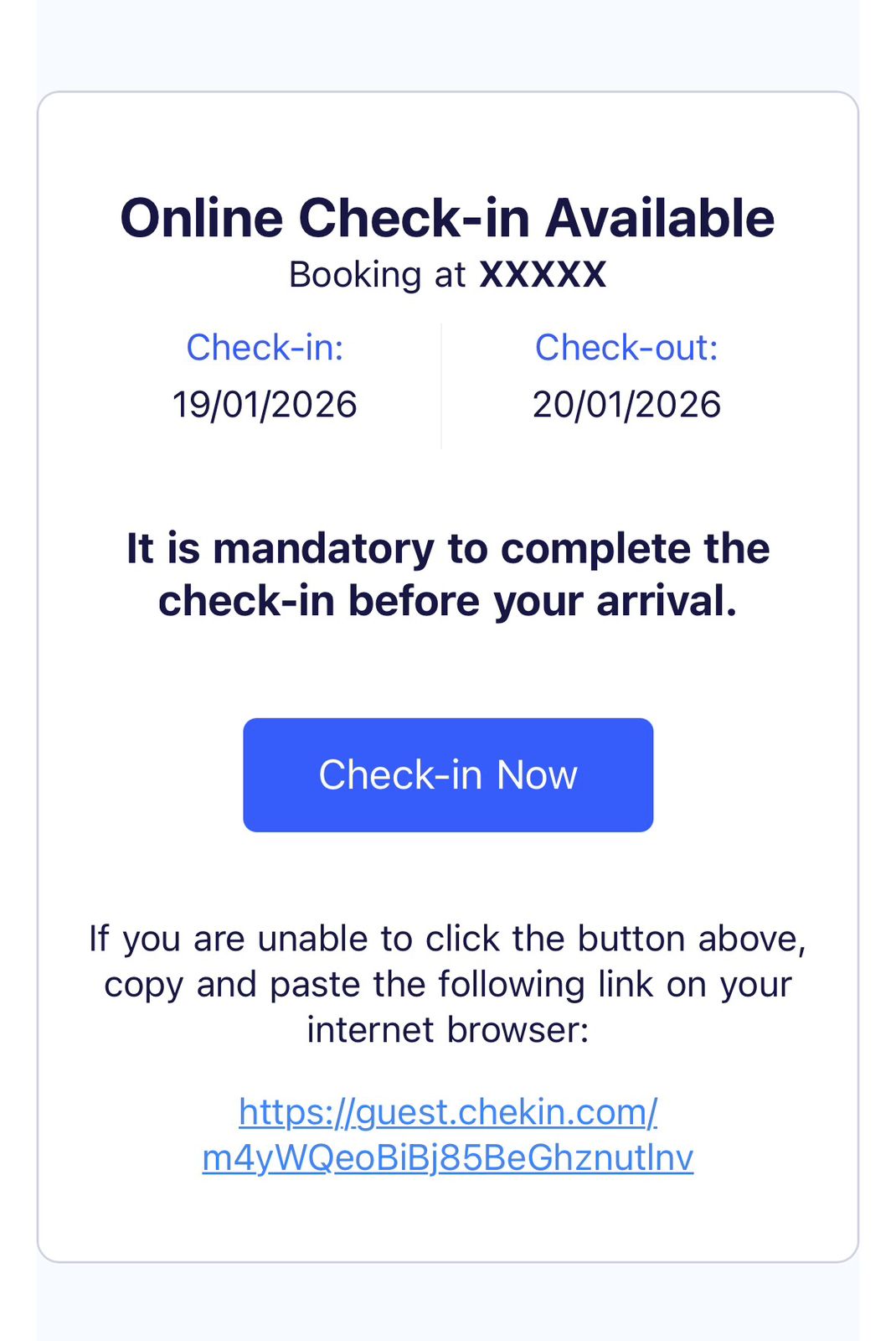 Check-in Online