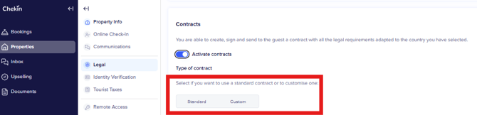 type of contract